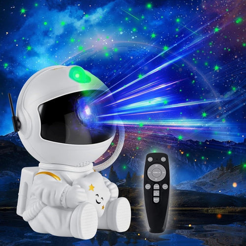 Astronaut Galaxy Projector Night Light with Remote - MellowMart